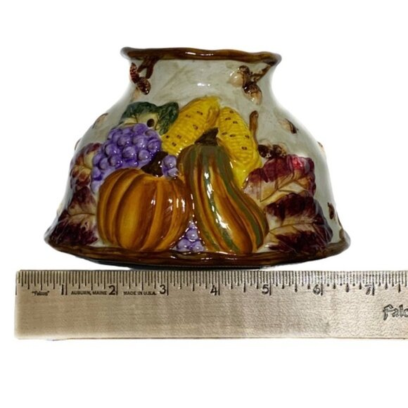 Salt City Emporium Jar Candle Lamp Shade Autumn Fall Harvest Thanksgiving Large - Picture 4 of 14
